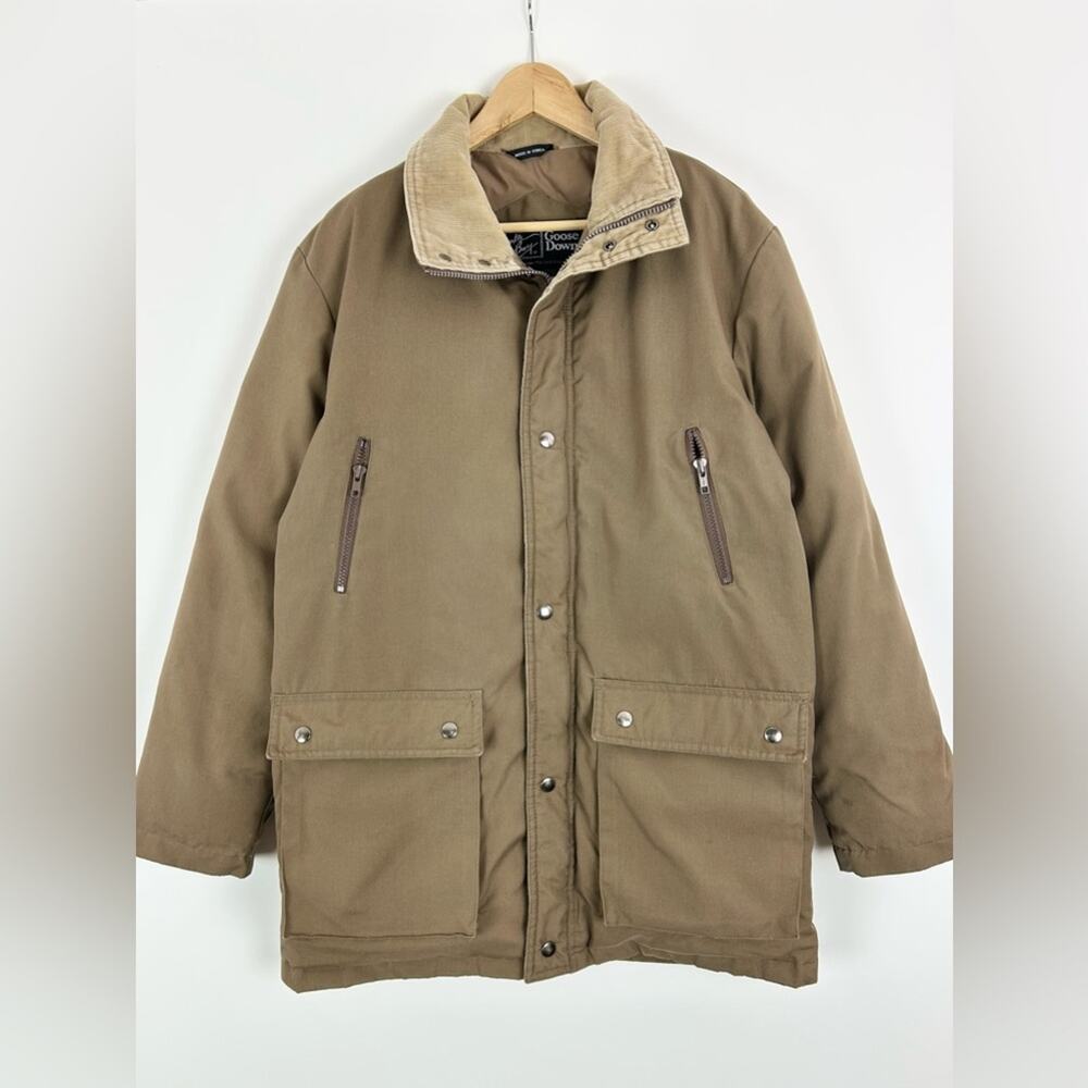 Vintage Turtle Bay Goose Down Mens Puffer‎ Coat Jacket Size Small
